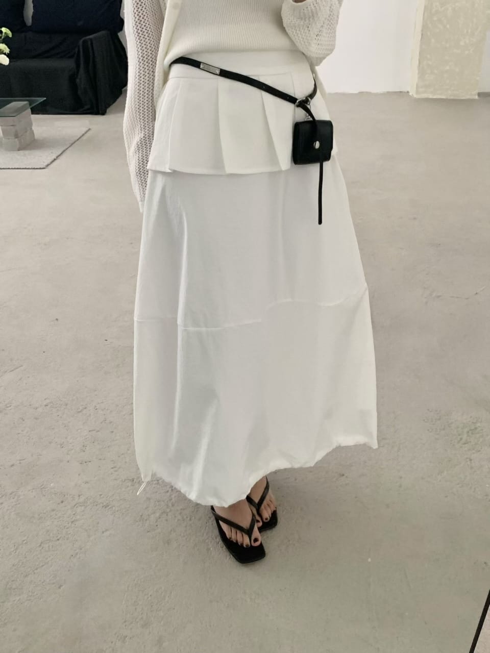Skirt worn full length view