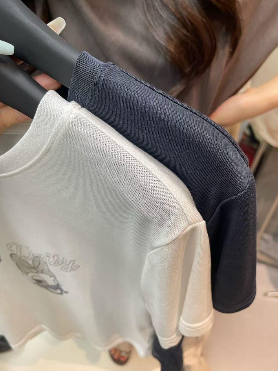 Donald Duck T恤 - 深灰/白色挂扑展示